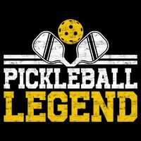 Pickleball Legend Funny Vintage Distressed Meaningful Gift Backpack