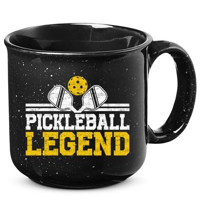 Pickleball Legend Funny Vintage Distressed Meaningful Gift 15oz Campfire Ceramic Mug