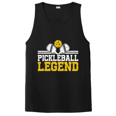 Pickleball Legend Funny Vintage Distressed Meaningful Gift PosiCharge Competitor Tank
