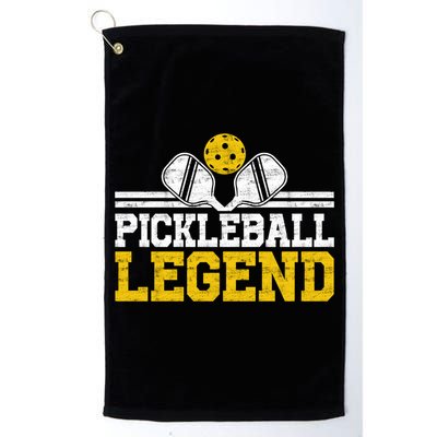 Pickleball Legend Funny Vintage Distressed Meaningful Gift Golf Towel