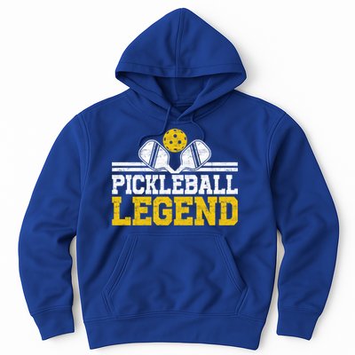 Pickleball Legend Funny Vintage Distressed Meaningful Gift Hoodie