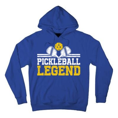 Pickleball Legend Funny Vintage Distressed Meaningful Gift Tall Hoodie
