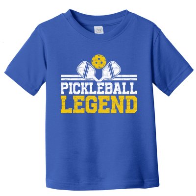 Pickleball Legend Funny Vintage Distressed Meaningful Gift Toddler T-Shirt