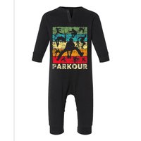 Parkour Lover Freerunner Freerunning Backflip Jumping Infant Fleece One Piece