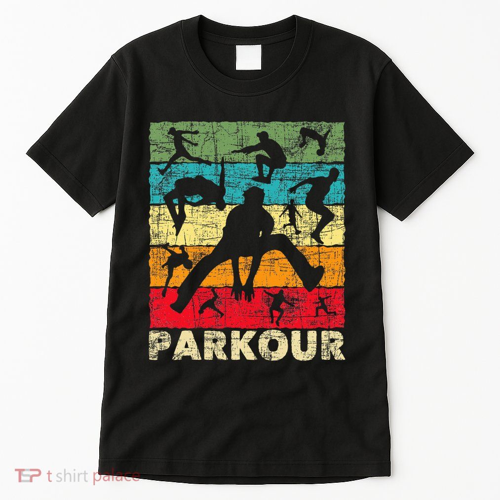 Parkour Lover Freerunner Freerunning Backflip Jumping Tall T-Shirt