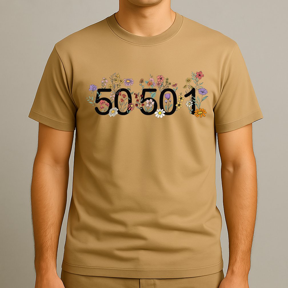 President Liberal Floral 50501 50Protest 50States 1Movement T-Shirt