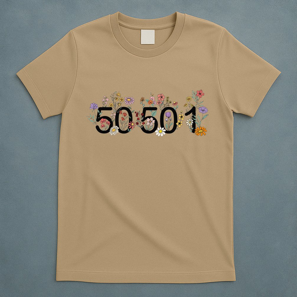 President Liberal Floral 50501 50Protest 50States 1Movement T-Shirt