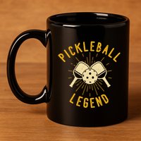 Pickleball Legend Funny Pickleball Gift 11oz C Handle Ceramic Mug
