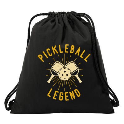 Pickleball Legend Funny Pickleball Gift Drawstring Bag