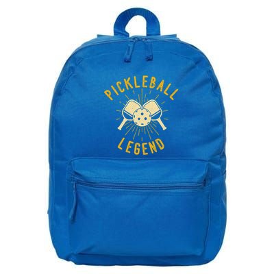 Pickleball Legend Funny Pickleball Gift 16 in Basic Backpack