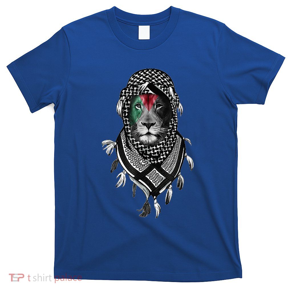 Palestinian Lion Free Palestine Free Gaza Palestine Flag T-Shirt