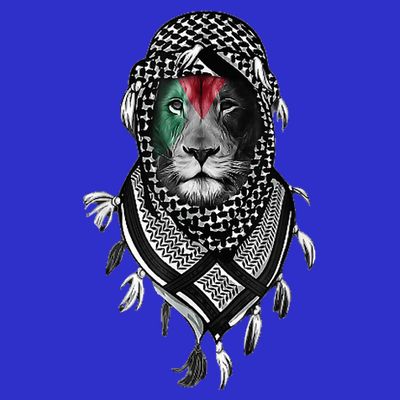Palestinian Lion Free Palestine Free Gaza Palestine Flag T-Shirt