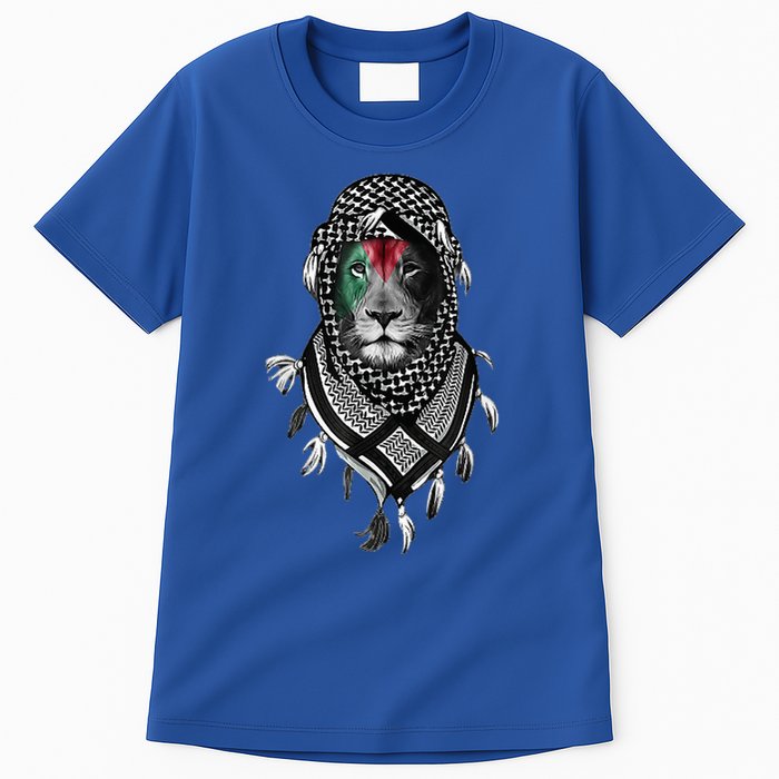 Palestinian Lion Free Palestine Free Gaza Palestine Flag Tall T-Shirt