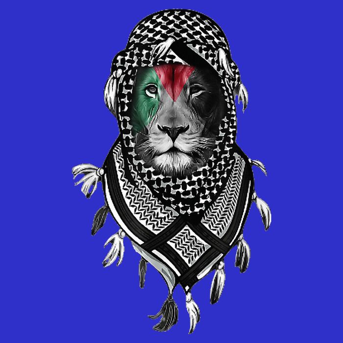 Palestinian Lion Free Palestine Free Gaza Palestine Flag Tall T-Shirt