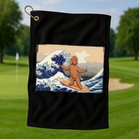 Poodle Lover Funny Poodle Funny Dog Poodle Owner Golf Towel
