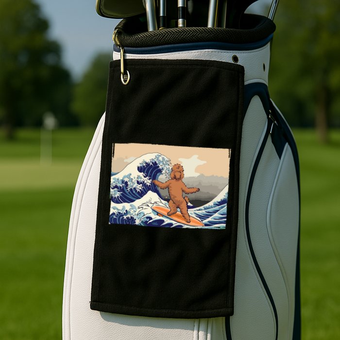 Poodle Lover Funny Poodle Funny Dog Poodle Owner Golf Towel
