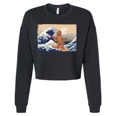 Poodle Lover Funny Poodle Funny Dog Poodle Owner Cropped Pullover Crew