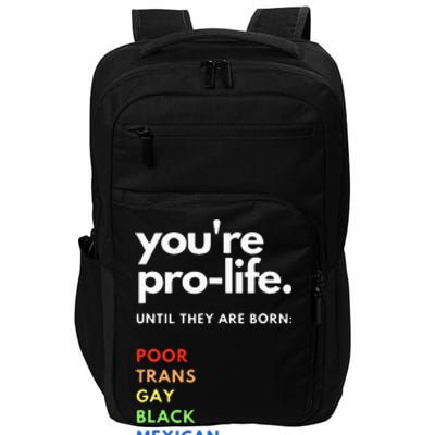 Pro Life Feminist Rights Protest Impact Tech Backpack