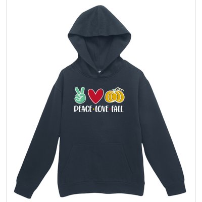 Peace Love Fall Cute Urban Pullover Hoodie