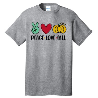 Peace Love Fall Cute Tall T-Shirt