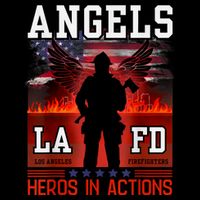 Proud La Firefighters Lafd Los Angeles Firefighters Hero Usa Wool Snapback Cap
