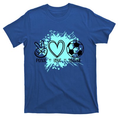 Peace Love Football Cool Gift T-Shirt