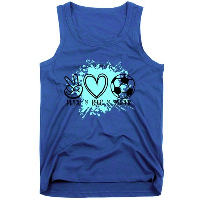 Peace Love Football Cool Gift Tank Top