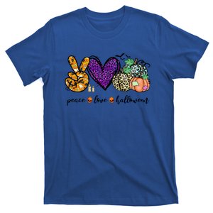 Peace Love Fall Thanksgiving Custome Pumpkin Halloween Cool Gift T-Shirt