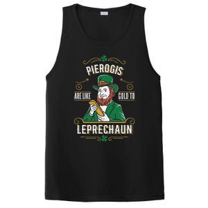 Pierogi Lover Funny St. PatrickS Day Leprechaun PosiCharge Competitor Tank