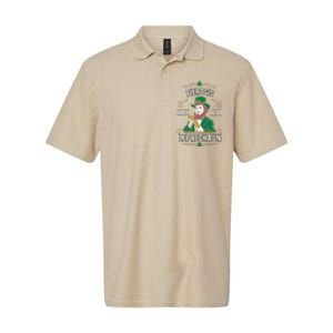 Pierogi Lover Funny St. PatrickS Day Leprechaun Softstyle Adult Sport Polo