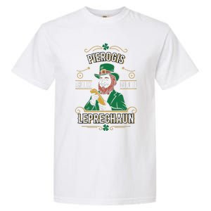 Pierogi Lover Funny St. PatrickS Day Leprechaun Garment-Dyed Heavyweight T-Shirt