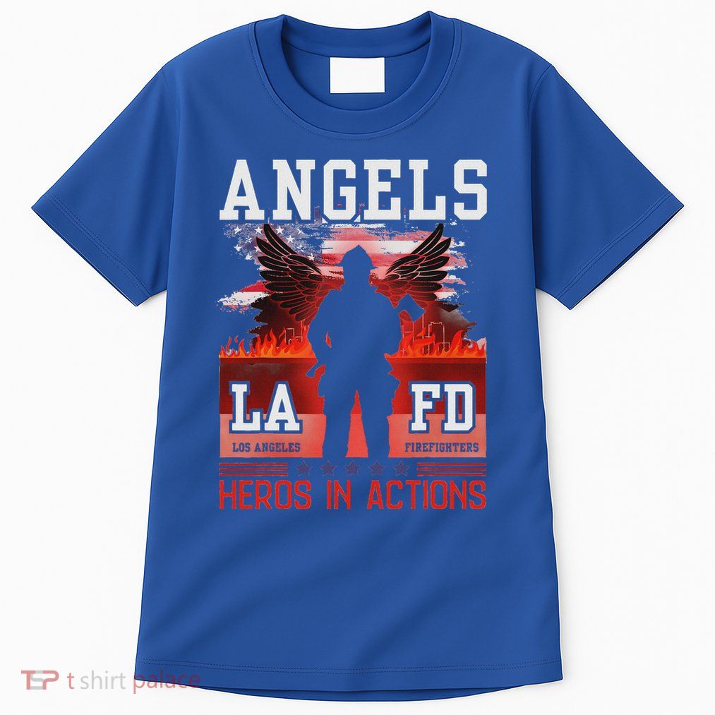 Proud La Firefighters Lafd Los Angeles Firefighters Tall T-Shirt