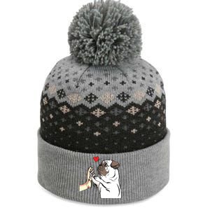 Pug Love Funny Dog Lover Owner Girl Gift The Baniff Cuffed Pom Beanie