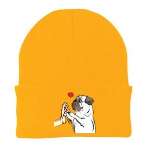 Pug Love Funny Dog Lover Owner Girl Gift Knit Cap Winter Beanie