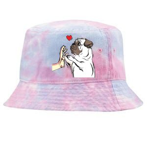 Pug Love Funny Dog Lover Owner Girl Gift Tie-Dyed Bucket Hat