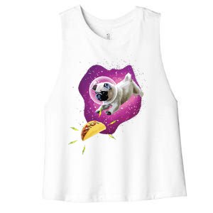 Pug Lover Funny Pug Pug Owner Pug Humor Cute Pug Women's Racerback Cropped Tank