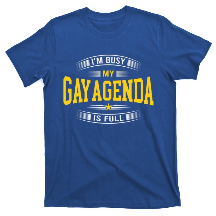 Pridealicious Lgbtq Funny Humorous Pride Gay Agenda Cool Gift T-Shirt