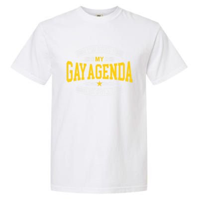 Pridealicious Lgbtq Funny Humorous Pride Gay Agenda Cool Gift Garment-Dyed Heavyweight T-Shirt