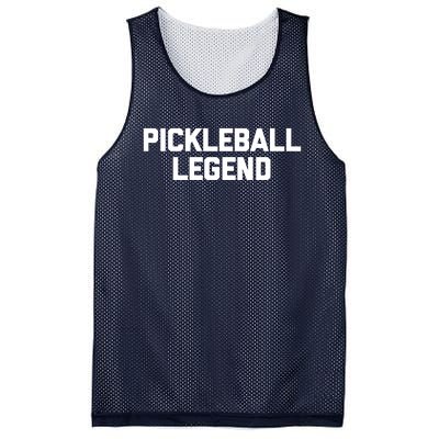 Pickleball Legend Funny Saying Sarcastic Novelty Pickleball Mesh Reversible Basketball Jersey Tank