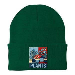 Plant Lover  Florist Gardening Mom Retro Plants Knit Cap Winter Beanie