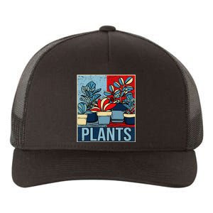 Plant Lover  Florist Gardening Mom Retro Plants Yupoong Adult 5-Panel Trucker Hat