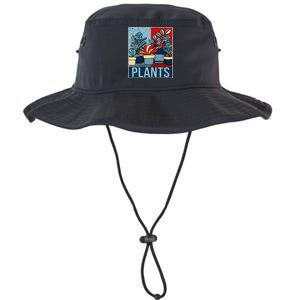 Plant Lover  Florist Gardening Mom Retro Plants Legacy Cool Fit Booney Bucket Hat