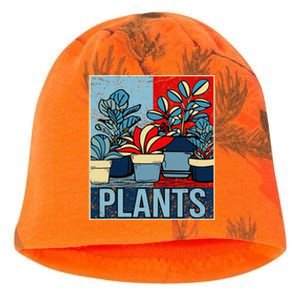 Plant Lover  Florist Gardening Mom Retro Plants Kati - Camo Knit Beanie