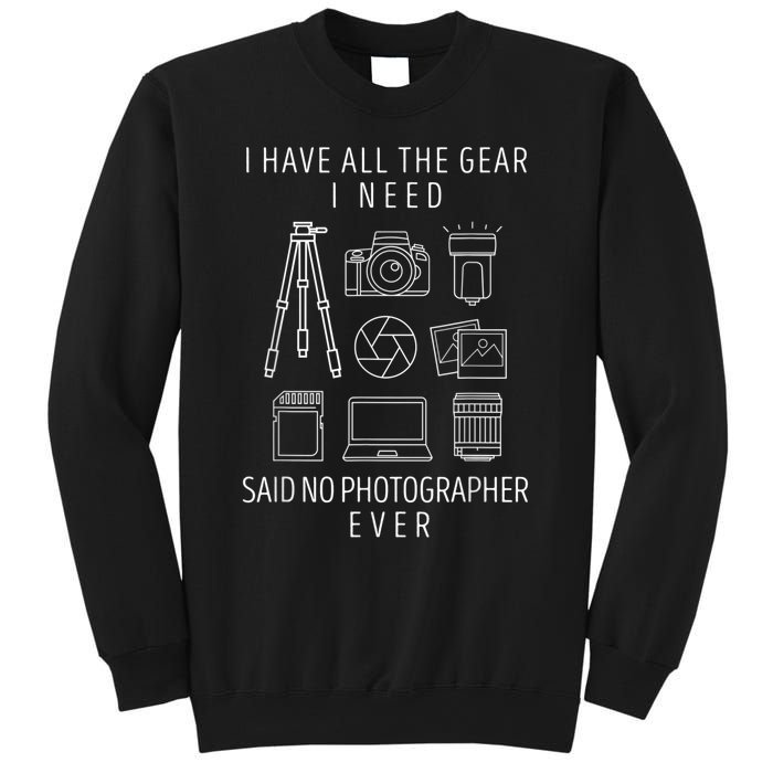 Photography Lover Funny Camera Photographer Sweatshirt