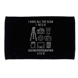 Photography Lover Funny Camera Photographer Microfiber Hand Towel