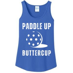 Pickleball Lover Funny Paddle Up Buttercup Gift Ladies Essential Tank