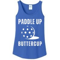 Pickleball Lover Funny Paddle Up Buttercup Gift Ladies Essential Tank