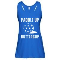 Pickleball Lover Funny Paddle Up Buttercup Gift Ladies Essential Flowy Tank