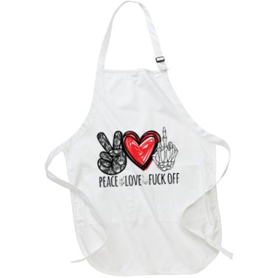 Peace Love Fuck Off Funny Apron