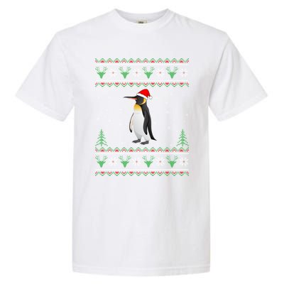 Penguin Lovers Funny Ugly Christmas Sweater Gift Garment-Dyed Heavyweight T-Shirt